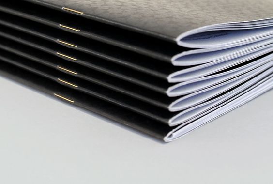 Saddle stitch binding